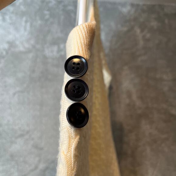 Karen Millen Women’s XS Wool Blend Textured Sweater Cream - Picture 5 of 6